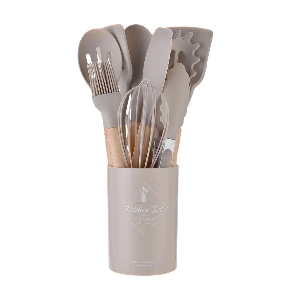 12-teiliges Silikon Küchenutensilien Set
