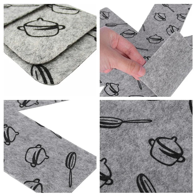 Pfannenschutz-Pads (1/3 Stück) – Antihaft & Kratzschutz
