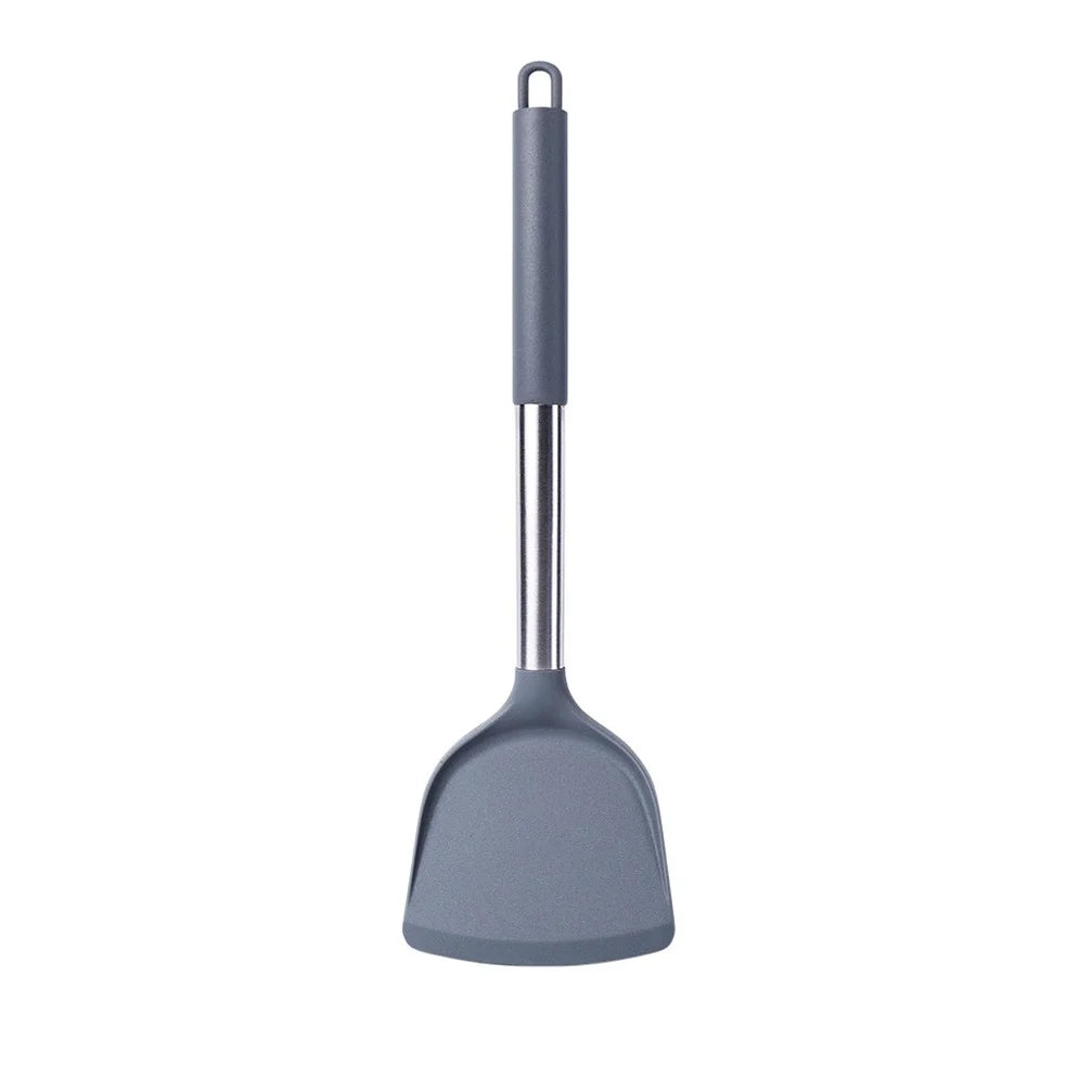 Silikon Küchenutensil – Hitzebeständiger Pfannenwender, Suppenlöffel, Schaufel & Pasta-Sieb