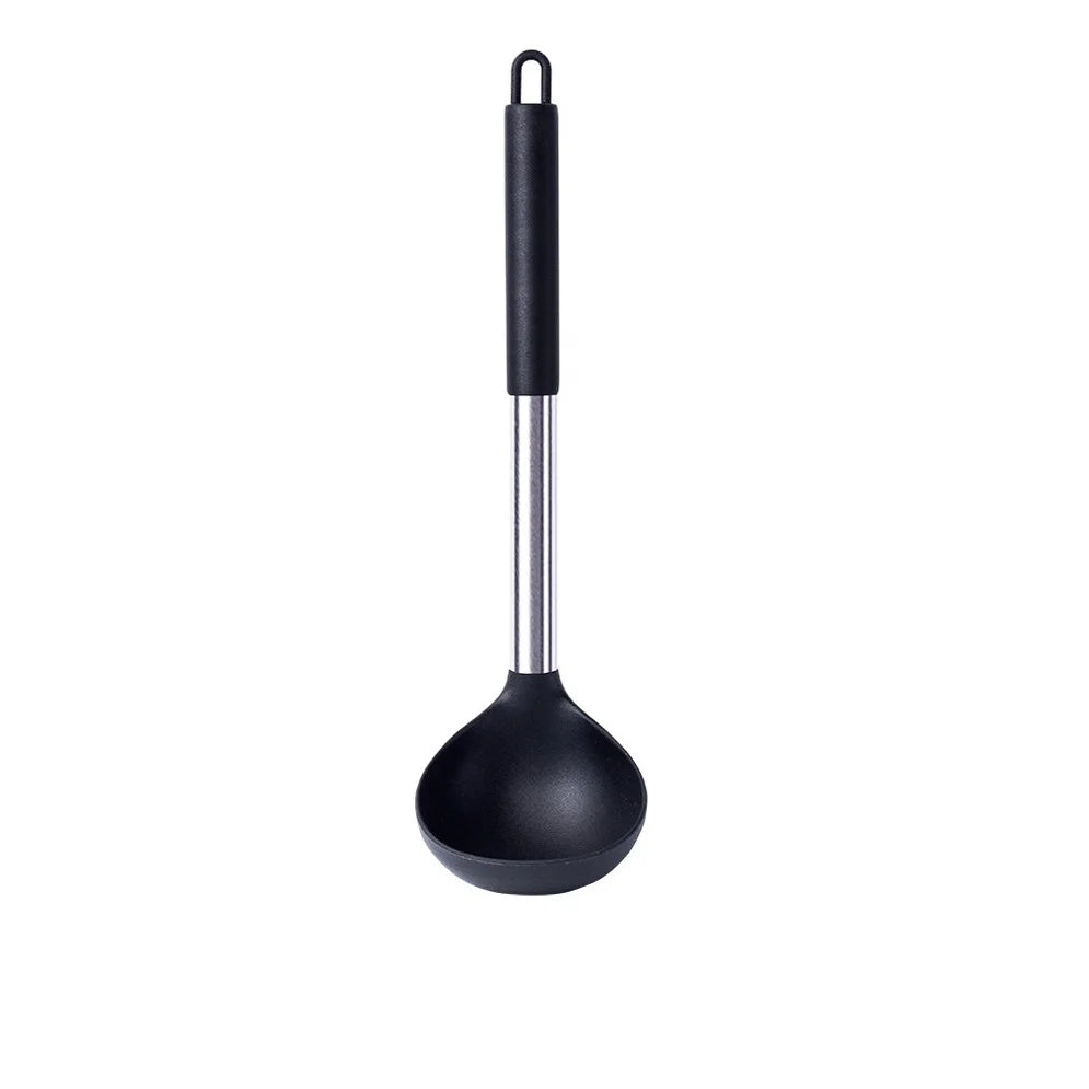 Silikon Küchenutensil – Hitzebeständiger Pfannenwender, Suppenlöffel, Schaufel & Pasta-Sieb