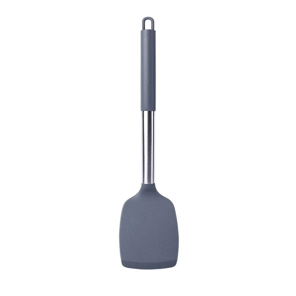 Silikon Küchenutensil – Hitzebeständiger Pfannenwender, Suppenlöffel, Schaufel & Pasta-Sieb