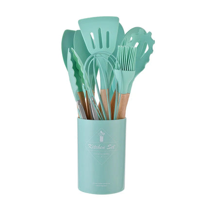 12-teiliges Silikon Küchenutensilien Set