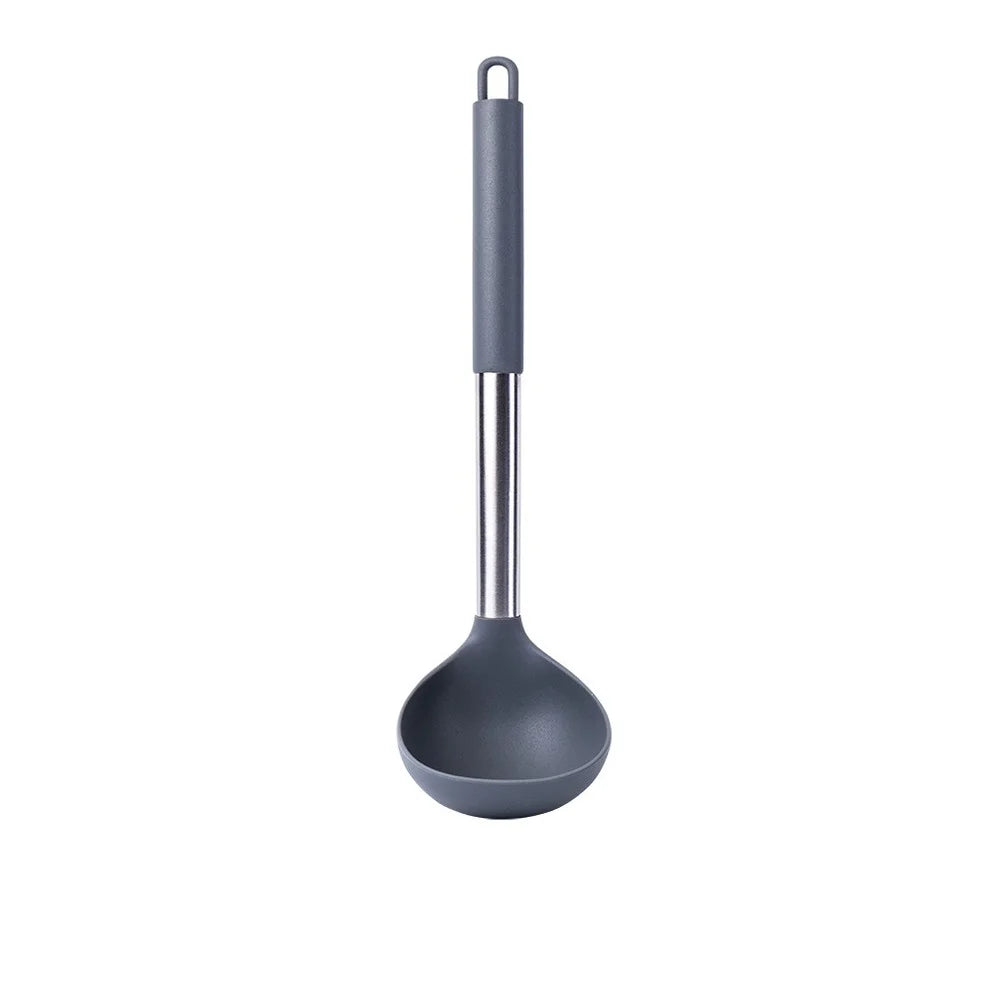 Silikon Küchenutensil – Hitzebeständiger Pfannenwender, Suppenlöffel, Schaufel & Pasta-Sieb