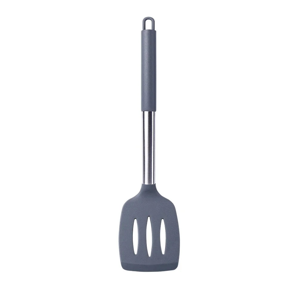 Silikon Küchenutensil – Hitzebeständiger Pfannenwender, Suppenlöffel, Schaufel & Pasta-Sieb
