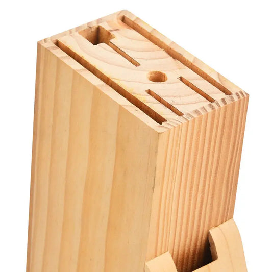 Küchenmesserhalter aus Holz – Multifunktionaler Messerständer für Messer, Scheren & Küchenutensilien