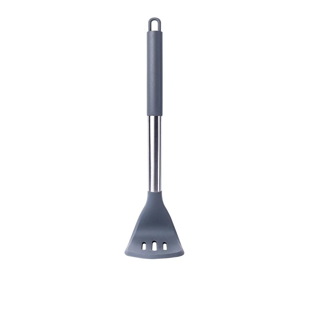 Silikon Küchenutensil – Hitzebeständiger Pfannenwender, Suppenlöffel, Schaufel & Pasta-Sieb