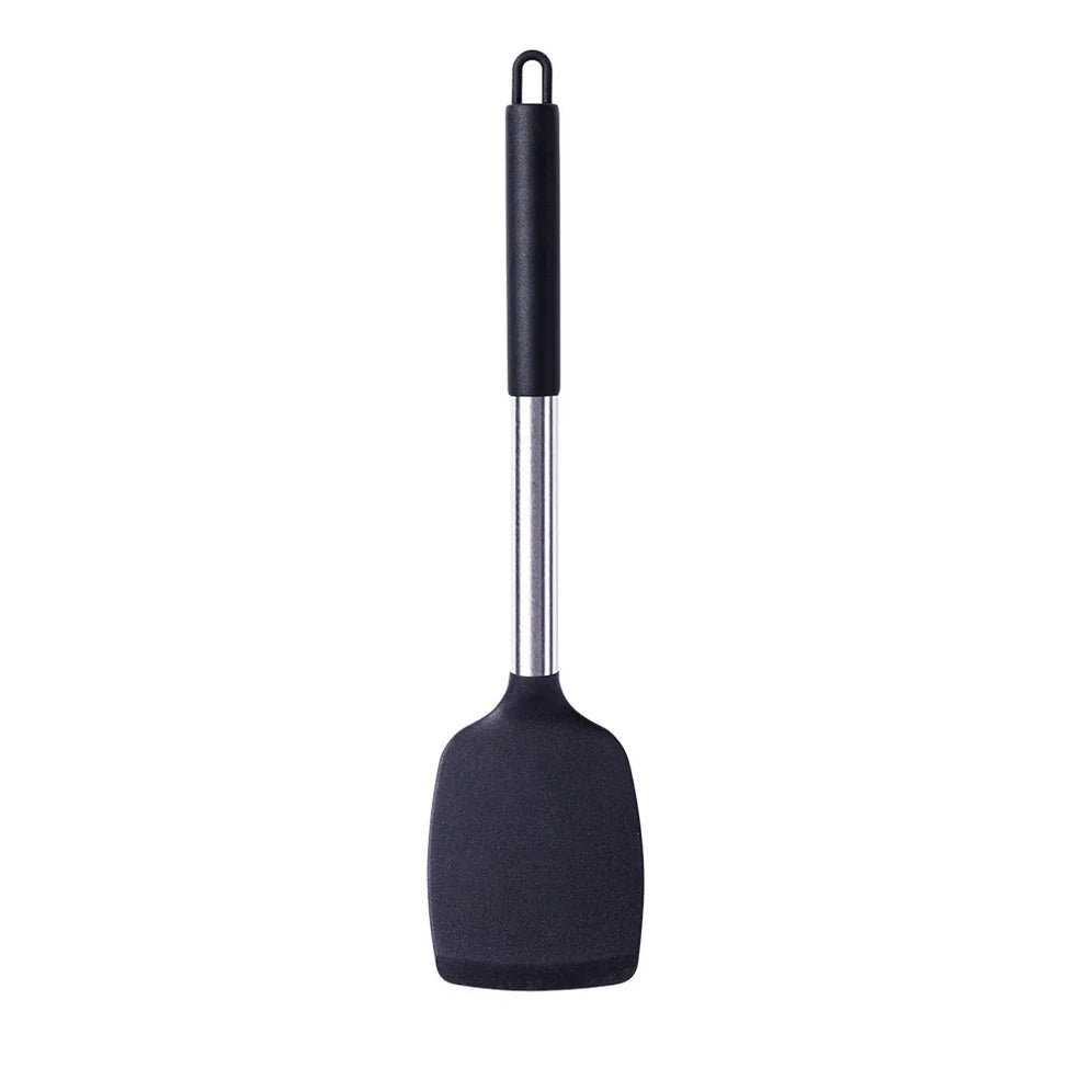 Silikon Küchenutensil – Hitzebeständiger Pfannenwender, Suppenlöffel, Schaufel & Pasta-Sieb